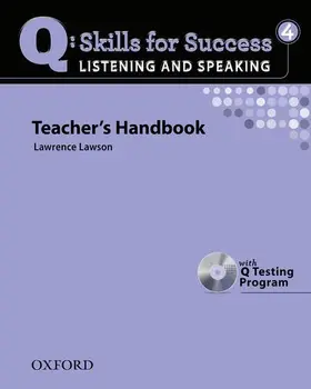  Q Skills for Success: Listening and Speaking 4: Teacher's Book with Testing Program CD-ROM | Buch |  Sack Fachmedien
