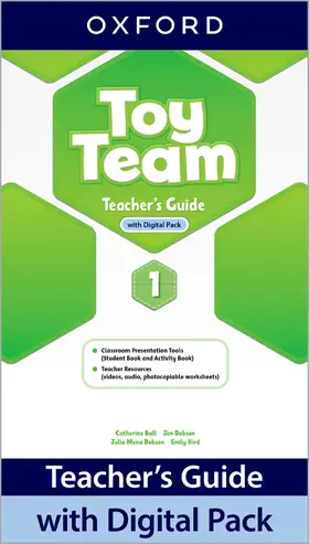 Ball / Mena Dobson / Dobson |  Toy Team: Level 1: Teacher's Guide with Digital Pack | Buch |  Sack Fachmedien