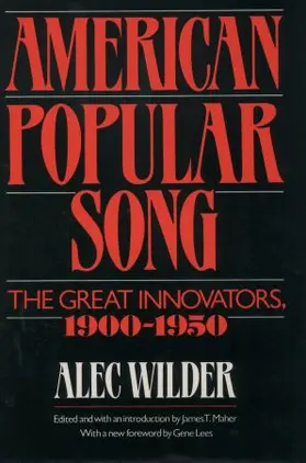Wilder / Maher |  American Popular Song | Buch |  Sack Fachmedien