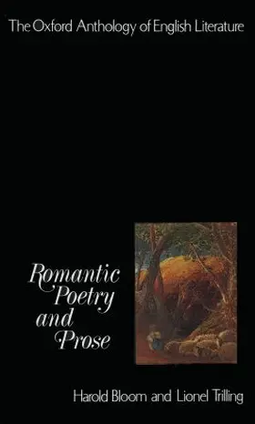 Bloom / Trilling |  Romantic Poetry and Prose | Buch |  Sack Fachmedien