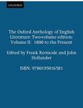 Kermode / Hollander |  The Oxford Anthology of English Literature: 1800 to the Present | Buch |  Sack Fachmedien