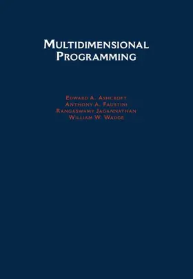 Ashcroft / Jagannathan / Faustini |  Multidimensional Programming | Buch |  Sack Fachmedien