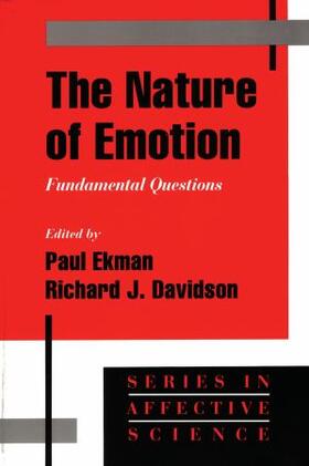 Ekman / Davidson | The Nature of Emotion: Fundamental Questions | Buch | 978-0-19-508944-8 | sack.de