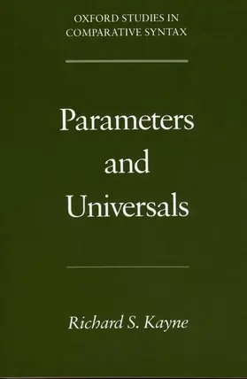 Kayne |  Parameters and Universals | Buch |  Sack Fachmedien