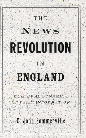 Sommerville |  The News Revolution in England | Buch |  Sack Fachmedien