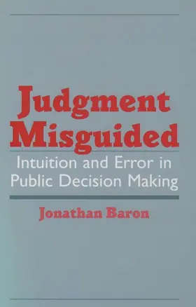 Baron |  Judgment Misguided | Buch |  Sack Fachmedien