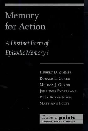 Zimmer / Cohen | Memory for Action | Buch | 978-0-19-511554-3 | sack.de