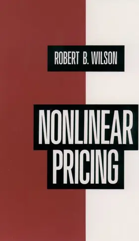 Wilson |  Nonlinear Pricing | Buch |  Sack Fachmedien