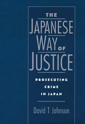 Johnson |  The Japanese Way of Justice | Buch |  Sack Fachmedien