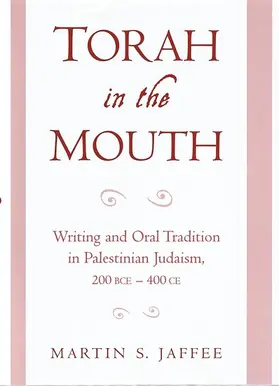 Jaffee |  Torah in the Mouth | Buch |  Sack Fachmedien