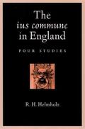 Helmholz |  The Ius Commune in England: Four Studies | Buch |  Sack Fachmedien