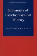 Falmagne |  Elements of Psychophysical Theory | Buch |  Sack Fachmedien