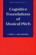 Krumhansl |  Cognitive Foundations of Musical Pitch | Buch |  Sack Fachmedien