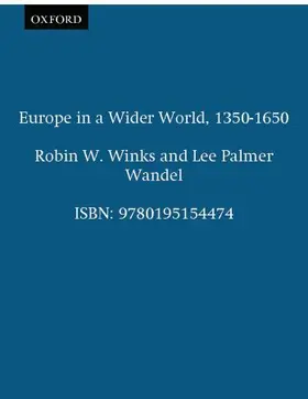 Winks / Wandel |  Europe in a Wider World, 1350-1650 | Buch |  Sack Fachmedien