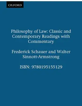 Schauer / Sinnott-Armstrong |  Philosophy of Law | Buch |  Sack Fachmedien