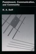 Duff |  Punishment, Communication, and Community | Buch |  Sack Fachmedien
