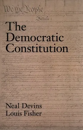Devins / Fisher | The Democratic Constitution | Buch | 978-0-19-517123-5 | www.sack.de