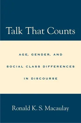 Macaulay |  Talk That Counts | Buch |  Sack Fachmedien