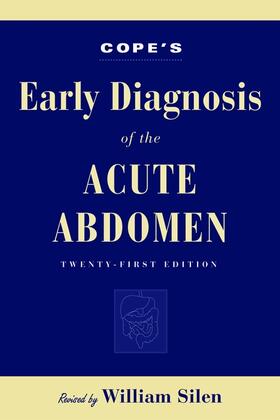 Silen |  Cope's Early Diagnosis of the Acute Abdomen | Buch |  Sack Fachmedien