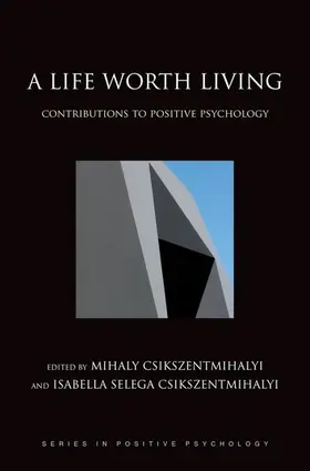 Csikszentmihalyi |  A Life Worth Living | Buch |  Sack Fachmedien