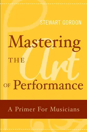 Gordon |  Mastering the Art of Performance | Buch |  Sack Fachmedien