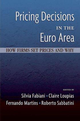 Fabiani / Loupias / Martins | PRICING DECISIONS IN THE EURO | Buch | 978-0-19-530928-7 | sack.de