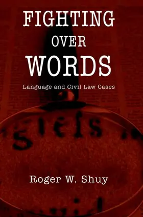 Shuy |  Fighting over Words | Buch |  Sack Fachmedien