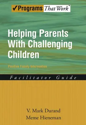 Durand / Hieneman |  Helping Parents with Challenging Children | Buch |  Sack Fachmedien