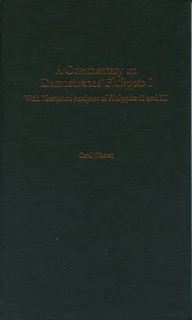 Wooten |  A Commentary on Demosthenes' Philippic I | Buch |  Sack Fachmedien