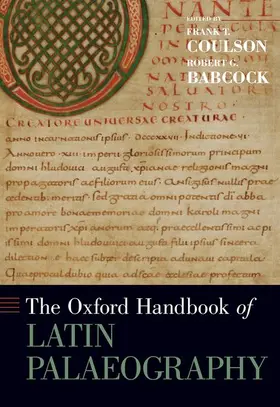 Coulson / Babcock |  The Oxford Handbook of Latin Palaeography | Buch |  Sack Fachmedien