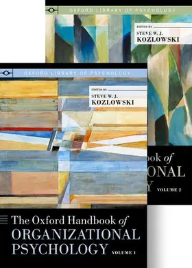 Kozlowski |  The Oxford Handbook of Organizational Psychology | Buch |  Sack Fachmedien