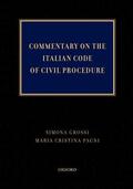 Cristina Pagni / Grossi |  Commentary on the Italian Code of Civil Procedure | Buch |  Sack Fachmedien