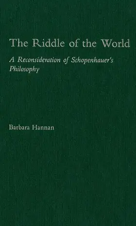 Hannan |  The Riddle of the World | Buch |  Sack Fachmedien