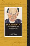 Jenkins |  Schoenberg's Program Notes and Musical Analyses | Buch |  Sack Fachmedien