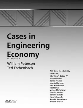 Peterson / Eschenbach |  Cases in Engineering Economy | Buch |  Sack Fachmedien