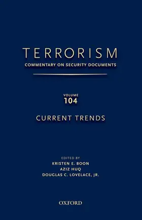 Boon / Huq / Lovelace, Jr. |  TERRORISM | Buch |  Sack Fachmedien