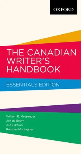 Messenger / de Bruyn / Brown |  The Canadian Writer's Handbook, Essential Edition | Buch |  Sack Fachmedien