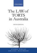 Barker / Cane / Lunney |  The Law of Torts in Australia | Buch |  Sack Fachmedien