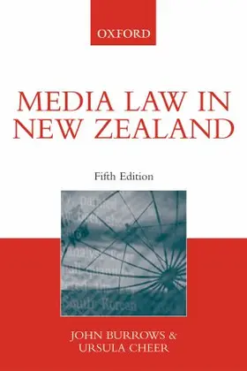 Burrows |  Media Law in New Zealand 5e | Buch |  Sack Fachmedien