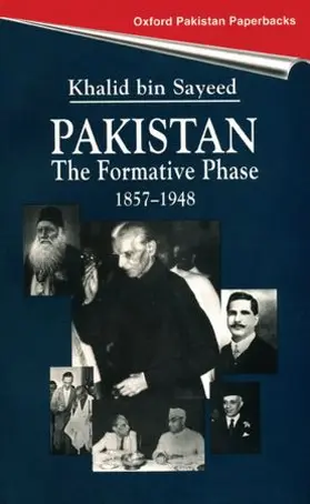 Sayeed |  Pakistan: The Formative Phase 1857-1948 | Buch |  Sack Fachmedien