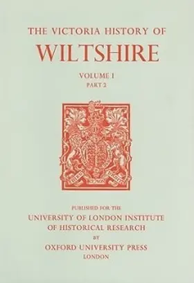 Crittall |  A History of Wiltshire, Volume I, Part 2 | Buch |  Sack Fachmedien
