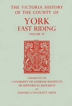 Allison |  A History of the County of York East Riding, Volume 4 | Buch |  Sack Fachmedien