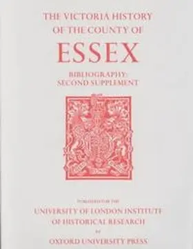 Studd / Board |  A History of the County of Essex | Buch |  Sack Fachmedien