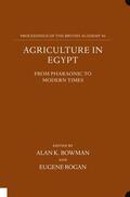 Bowman / Rogan |  Agriculture in Egypt from Pharaonic to Modern Times | Buch |  Sack Fachmedien