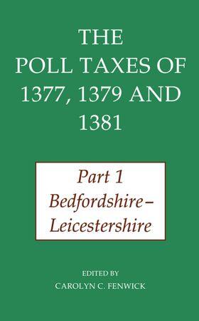 Fenwick | The Poll Taxes of 1377, 1379 and 1381 | Buch | 978-0-19-726186-6 | sack.de