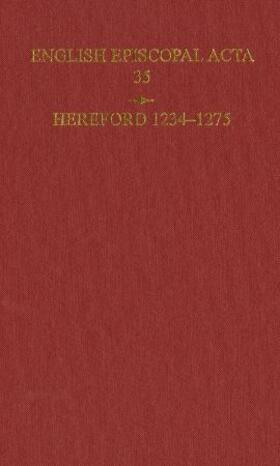 Barrow |  Hereford 1234-1275 | Buch |  Sack Fachmedien