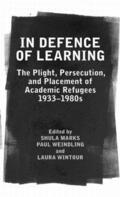 Marks / Weindling / Wintour |  In Defence of Learning | Buch |  Sack Fachmedien