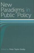 Taylor-Gooby |  New Paradigms in Public Policy | Buch |  Sack Fachmedien