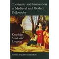 Marenbon |  Continuity and Innovation in Medieval and Modern Philosophy | Buch |  Sack Fachmedien