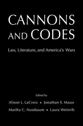 LaCroix / Masur / Nussbaum | Cannons and Codes | Buch | 978-0-19-750937-1 | sack.de